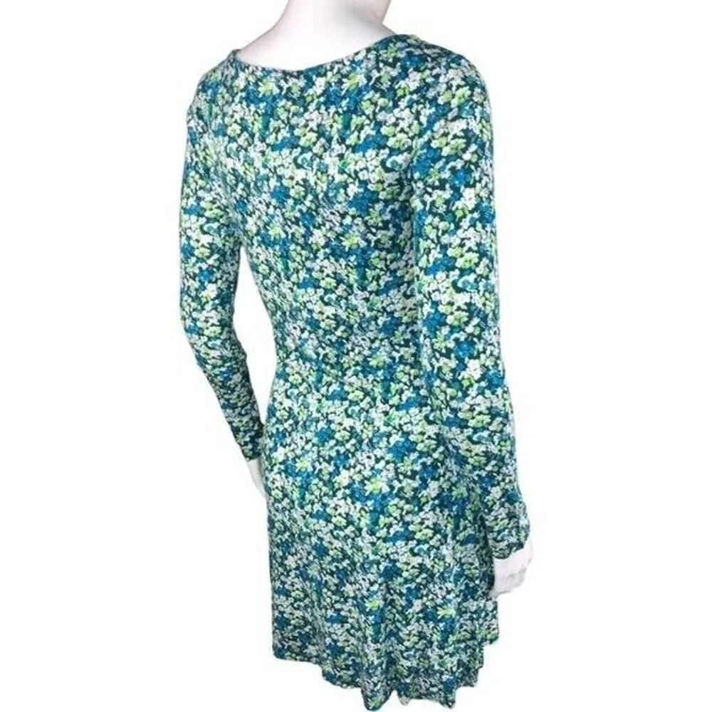 BP. Nordstrom Women's XS Green Moss Hannah Kate V-Neck Long Sleeve Dress NWT - Image 7