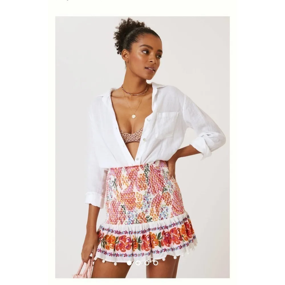 Farm Rio Spring Bananas Smocked Mini Skirt - Image 2