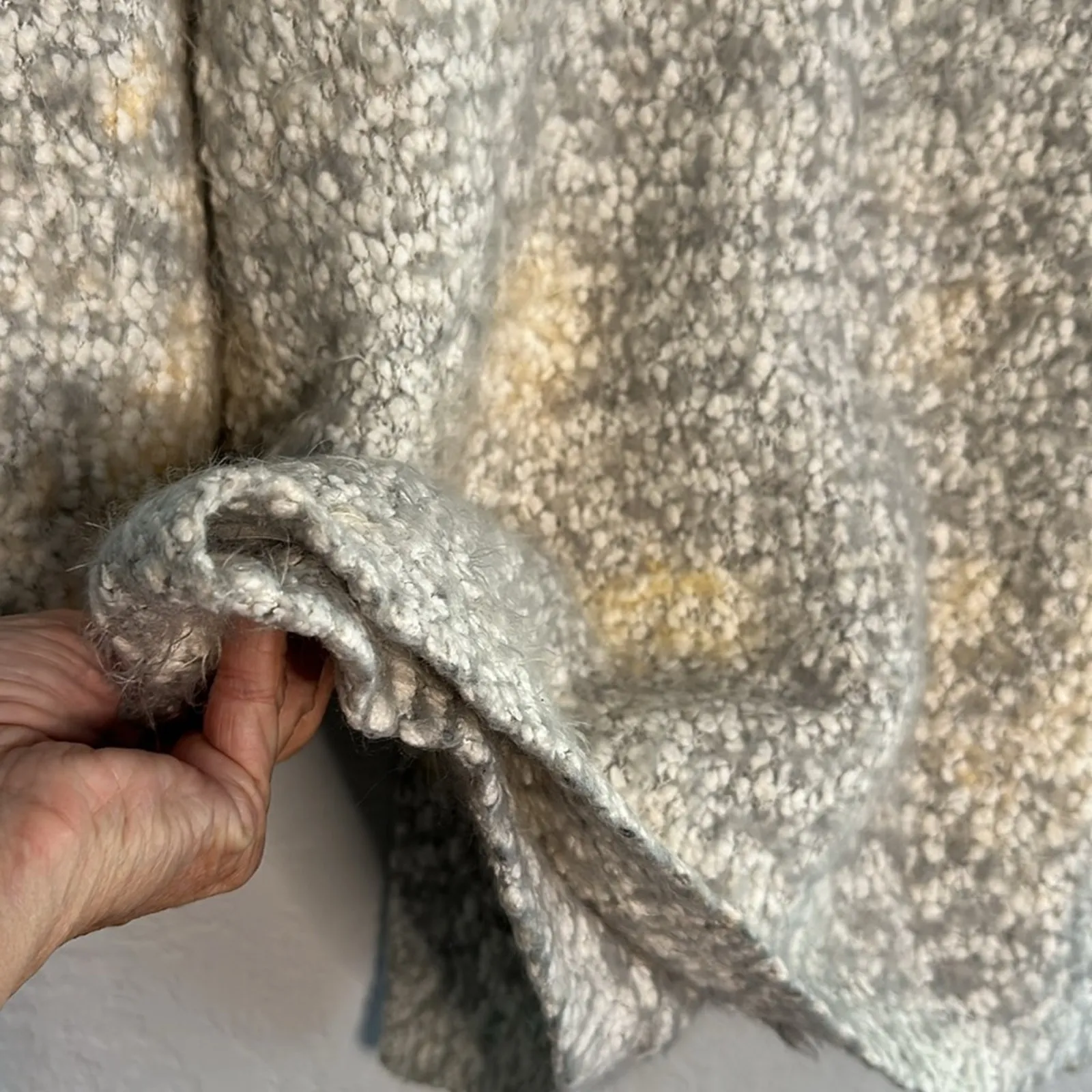 Abercrombie & Fitch Cozy Cardigan Sleepwear Robe Heavy Fuzzy Hygge Grandma - Image 6