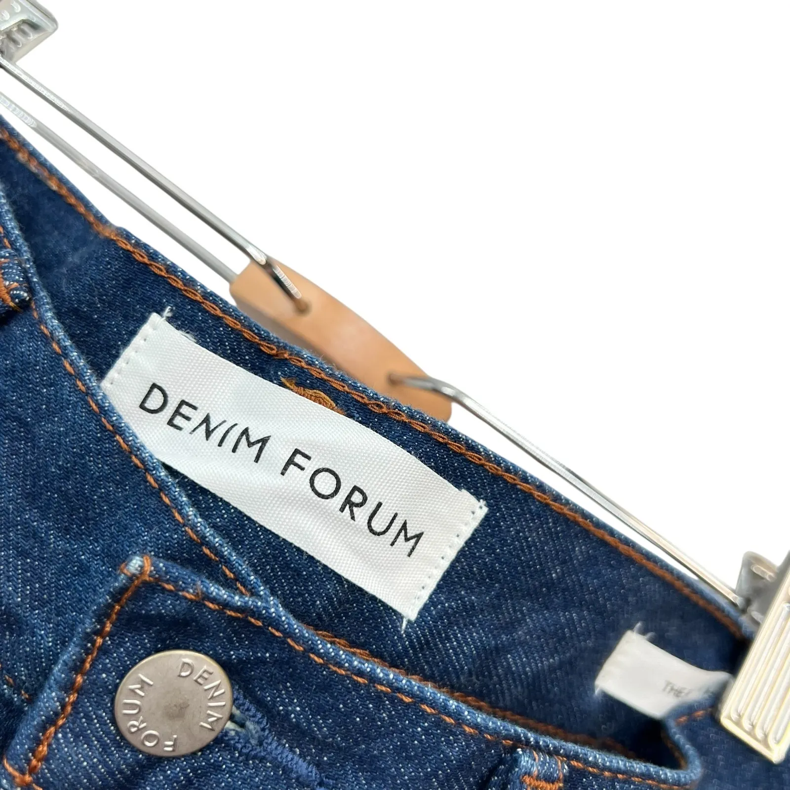 Aritzia Denim Forum The Farrah Cargo Hi-rise Jean Wide Leg Blue Size 25 - Image 12