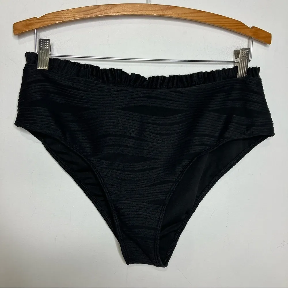 SHEIN textured bikini orange and black size 1XL‎ - Image 3