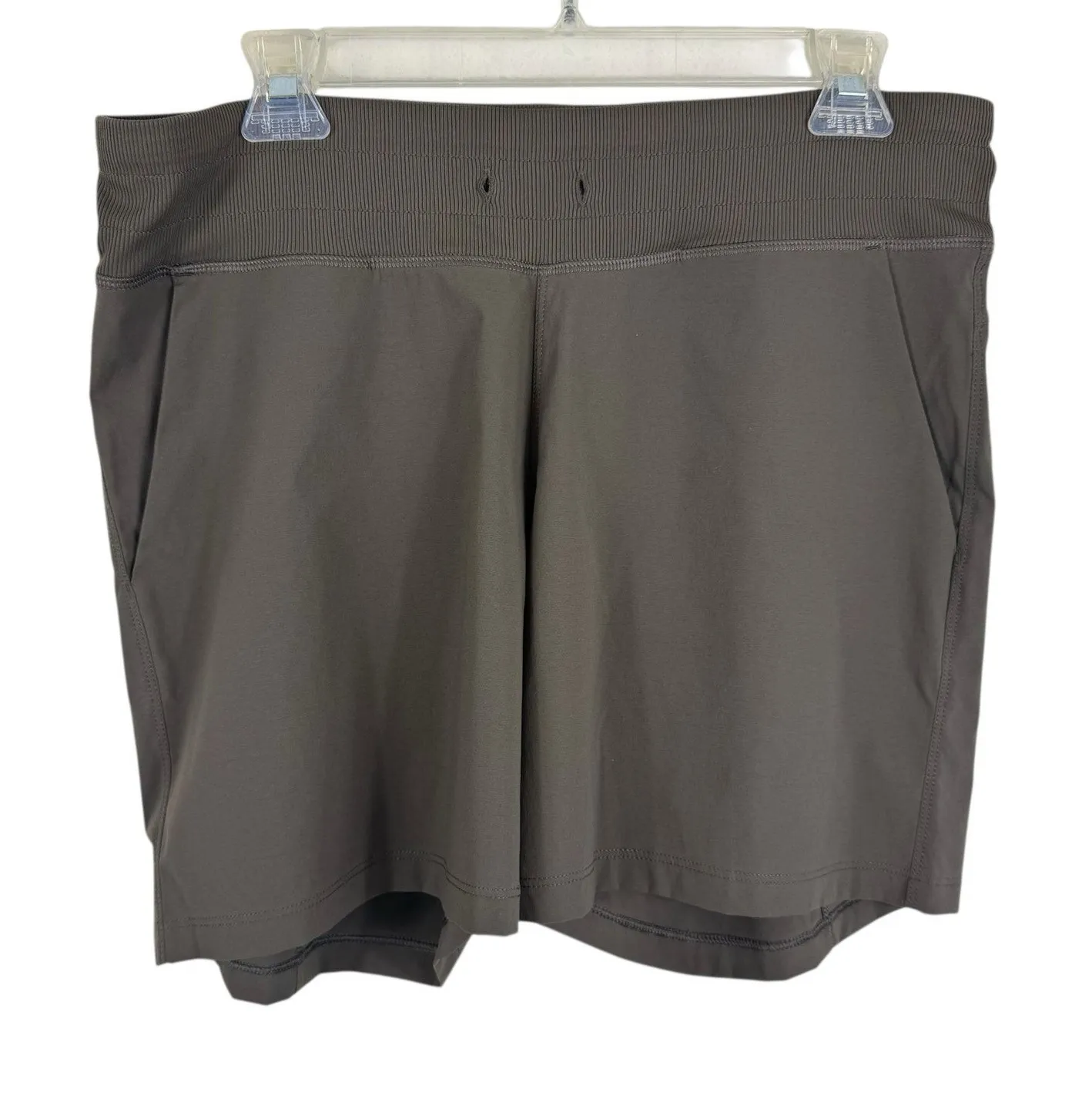 Tuff Athletics Green Elastic Waist Lightweight Nylon Athletic Shorts Size L - Image 1