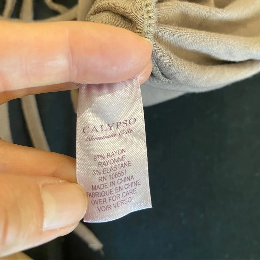 Calypso St. Barth deep V-neck halter dress - Image 7