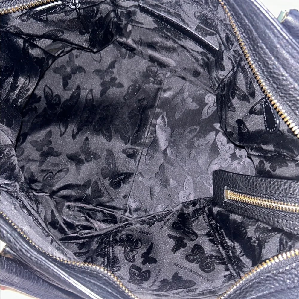 Rebecca Minkoff Black Pebbled Leather Tote - Image 9