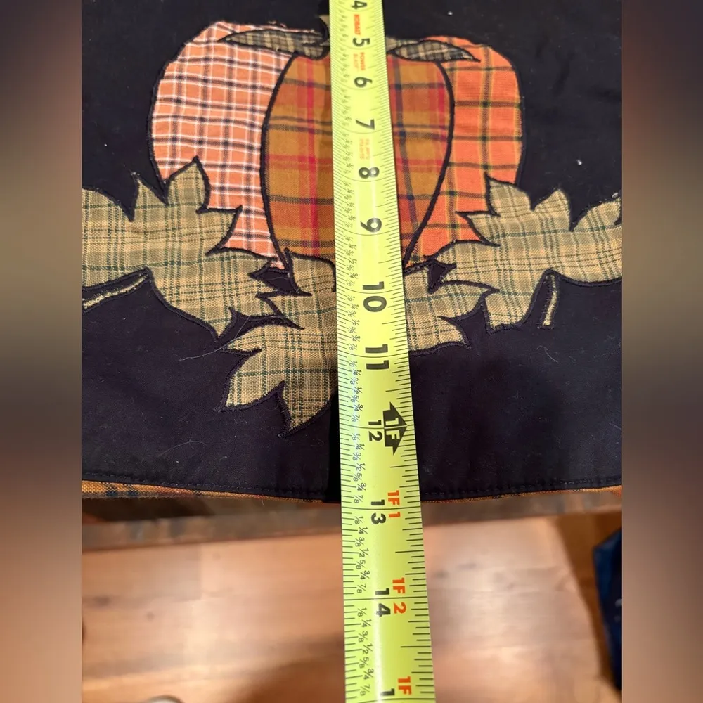 Nancy’s Nook Plaid Welcome Harvest Tote Bag Orange - Image 9