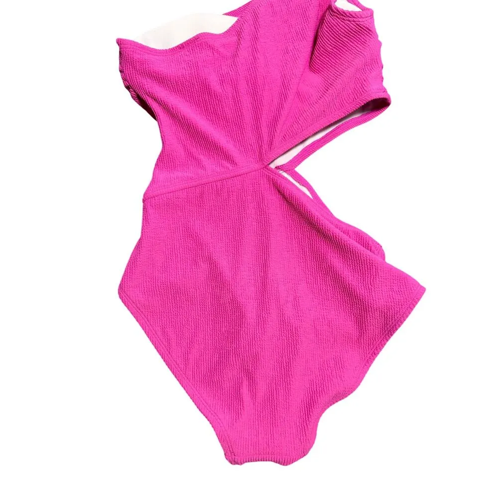 Brand New Michael Michael Kors Women's Size 12 Cerise Pink One Piece Swimsuit - Image 9
