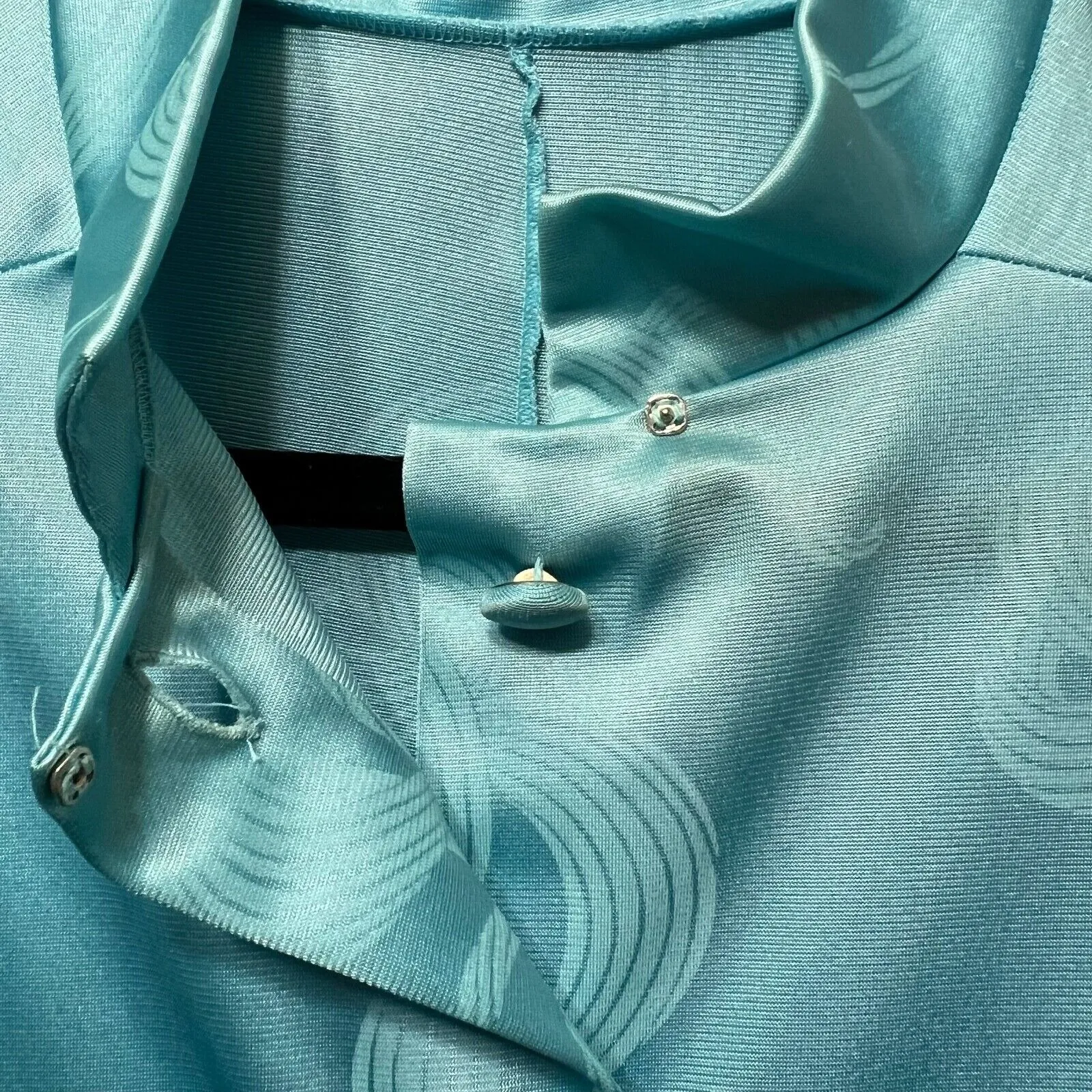 Vintage 70s Vanity Fair Robe House Coat Lounger Cover Up Floral Print Medium - Image 3