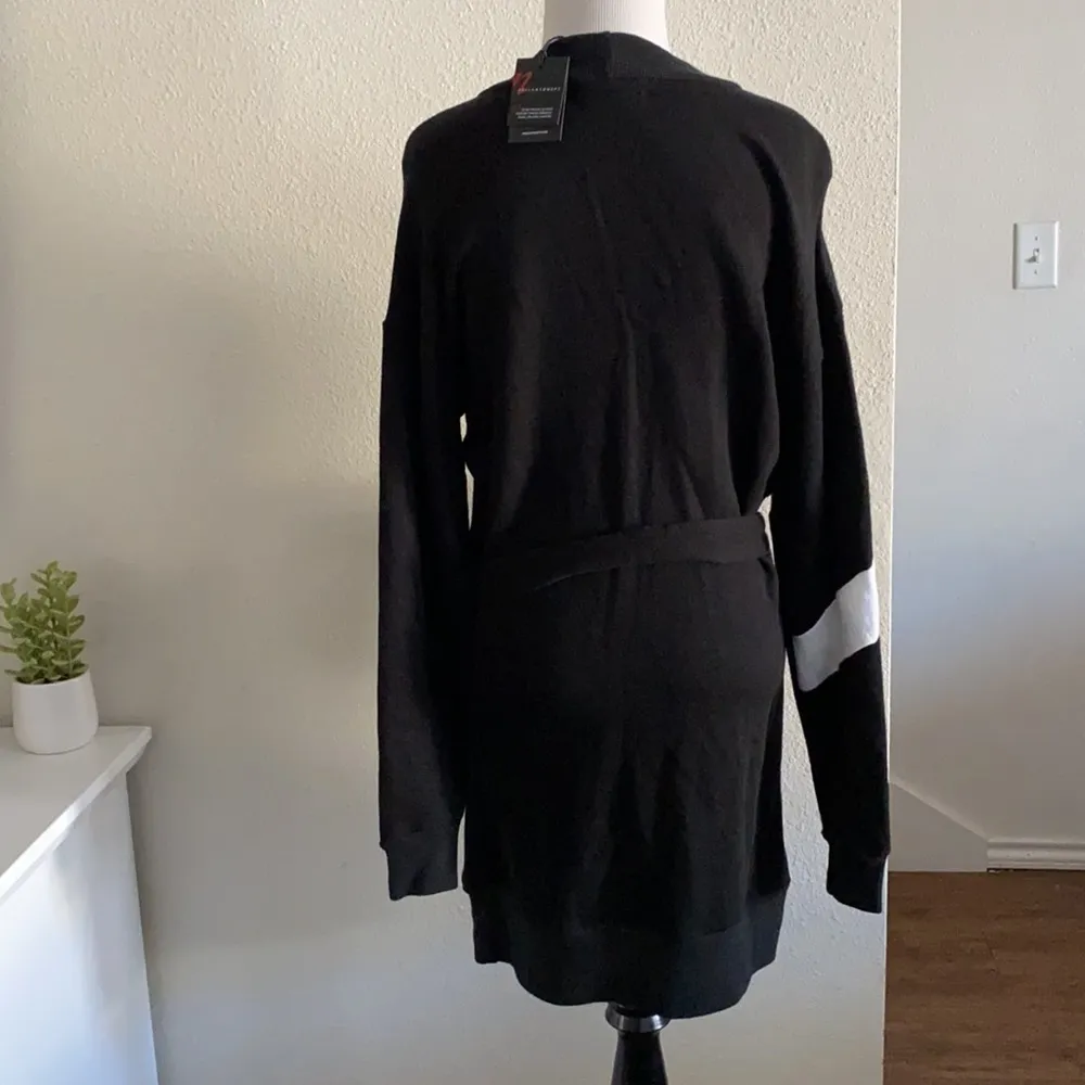 NWT n:Philanthropy Cole Sweater Dress | Black Cat Abstract | Small - Image 4