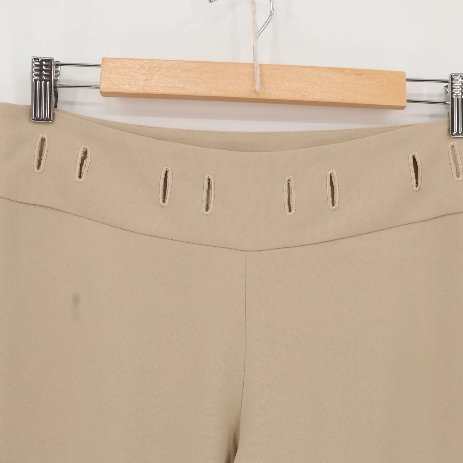 Cache Y2K 2010s Slit Flare Dress Pants Womens Office Siren Party Trousers Size 2 - Image 3