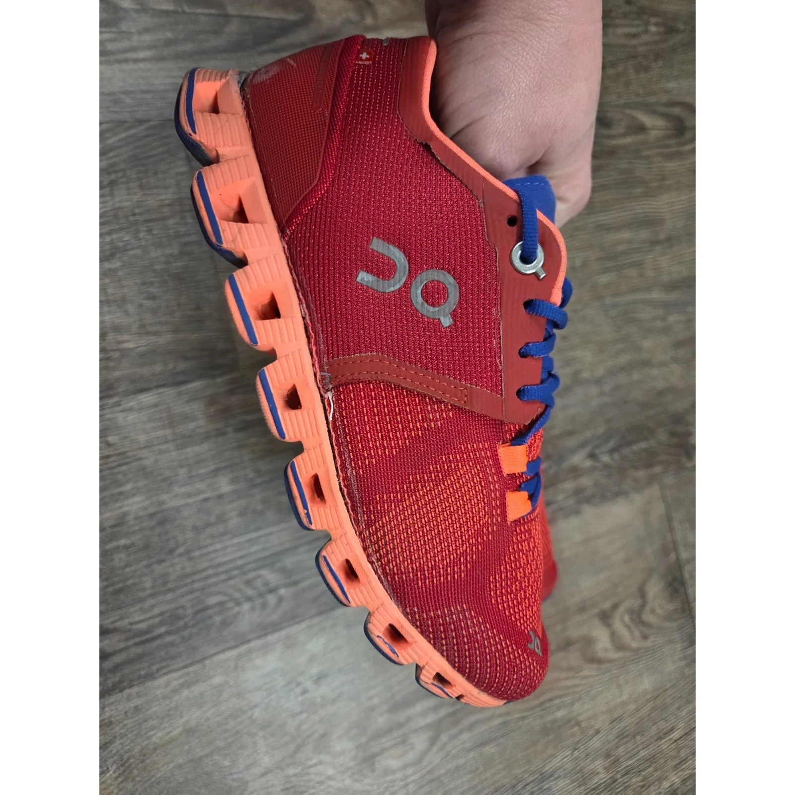 On Cloud Cloud X Womens Shoe Size 5.5 Red Running Athletic Sneakers - Image 8