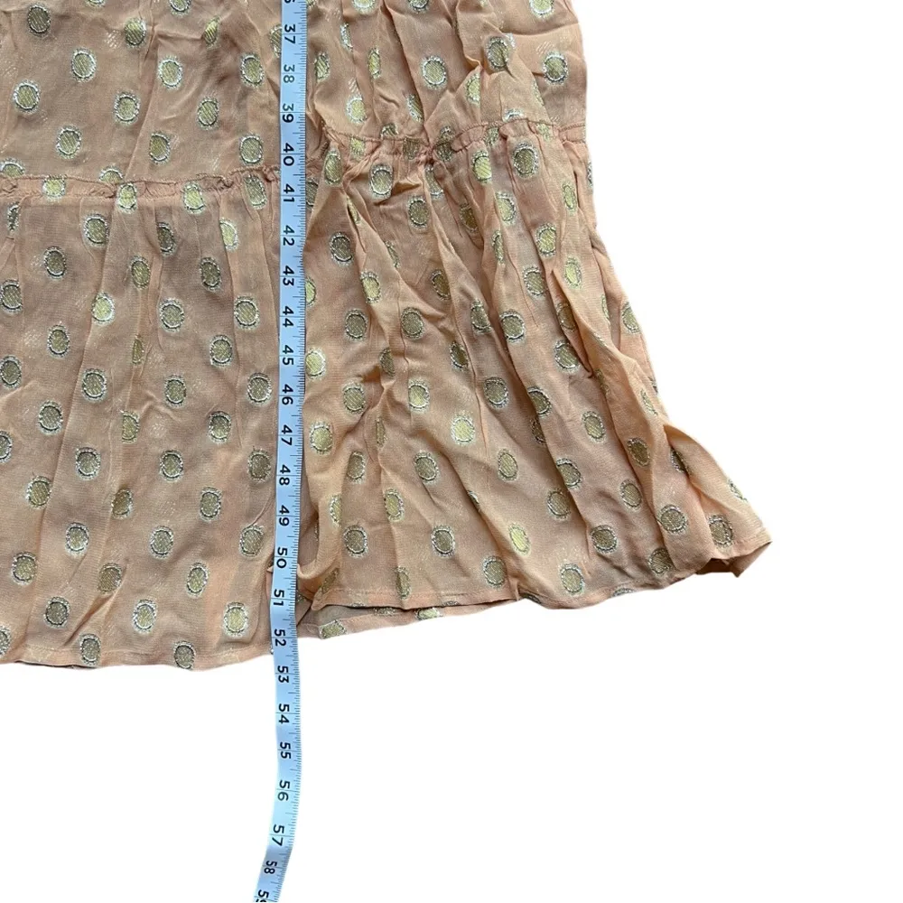 NEW Raga Kenna Womens Metallic Tiered Maxi Dress Size XS - Image 4