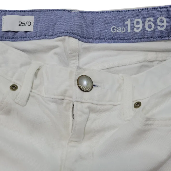Gap Jeans Size 25 /0 28"x27" Women's Gap 1969 Skinny Jeans Denim Pants Low Rise Jeans  - Image 6