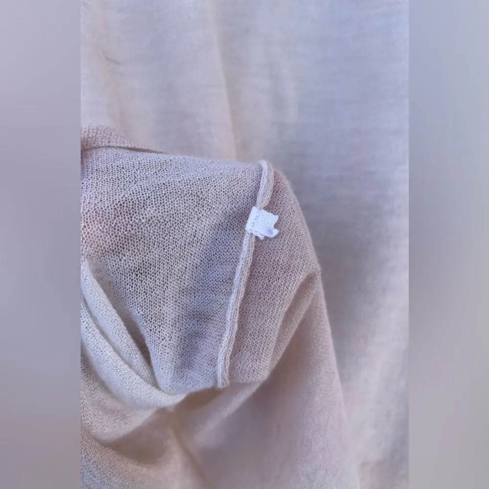 Enza costa pullover sweater top small Tan - Image 7