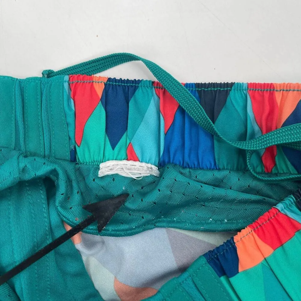 ADIDAS Shorts Size Small Climalite Running Run Gym Geometric Print Athletic - Image 6