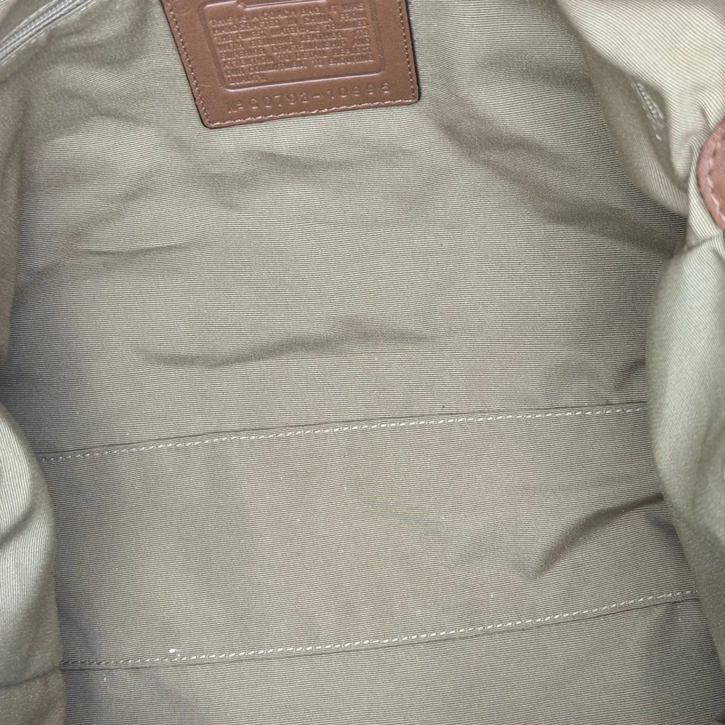 Coach Chelsea Beige Optic Sig Satchel Tote Bag F0793-10995 - - Image 14