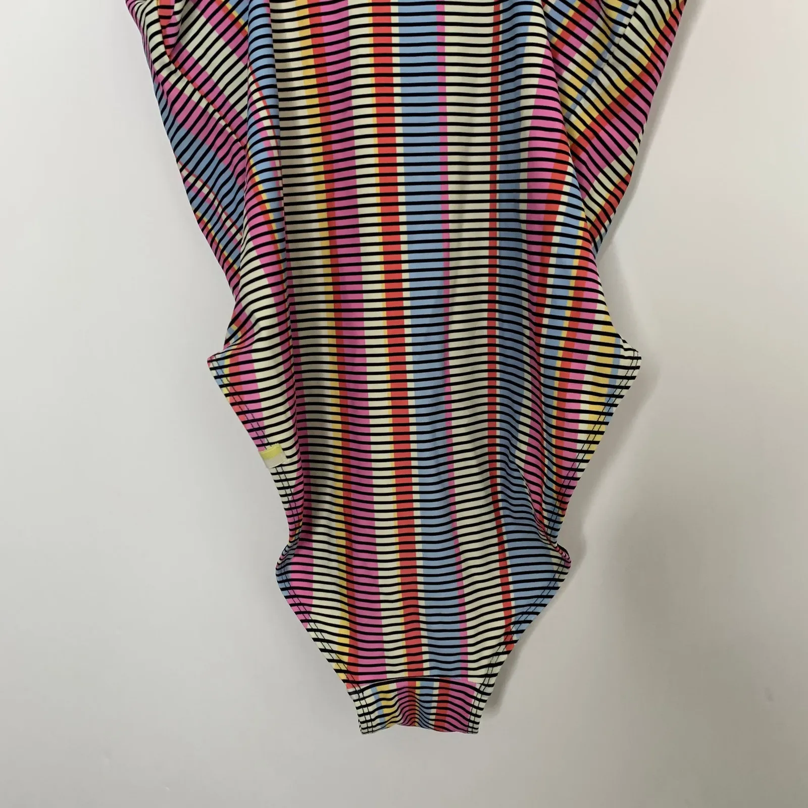 Summersalt The Classic Square Neck One Piece Swimsuit Mod Stripe Size 10 Womens - Image 10