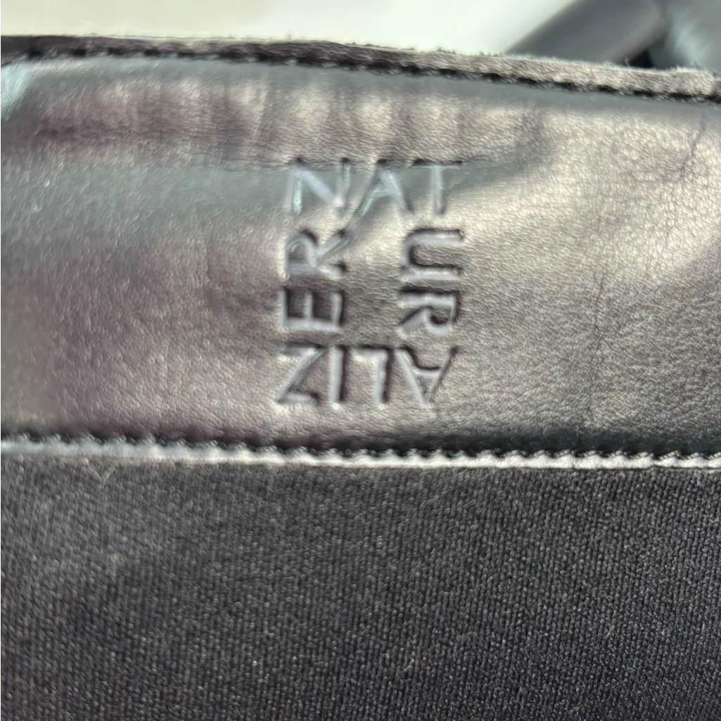 Naturalizer Brent 10 Tall Sleek Fashion Chunky Heel Waterproof Leather Zip Boots - Image 8