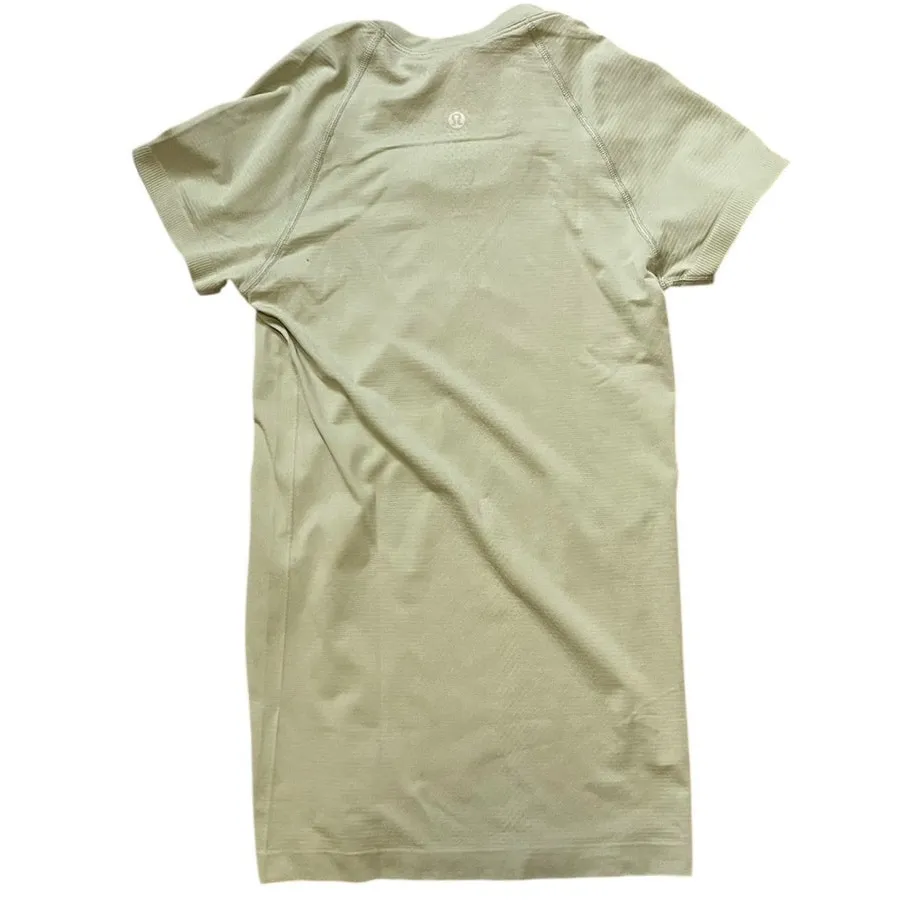 lululemon Swiftly Tech Short-Sleeve Shirt 2.0 Hip Length Fog green Size 4 - Image 4