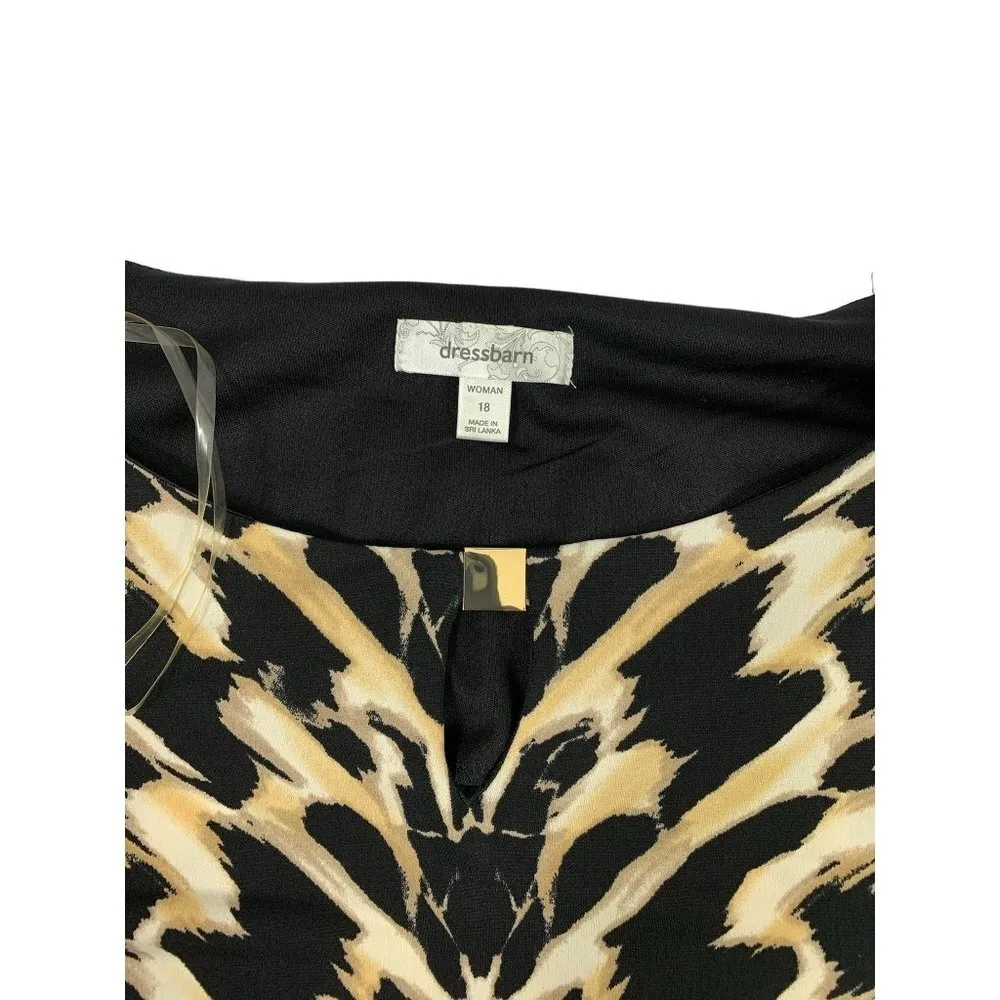 Dressbarn Women's Animal Print Dress - Image 9