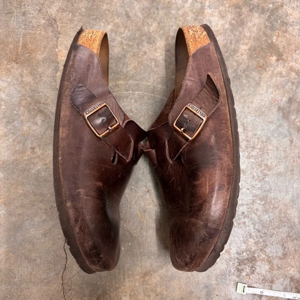 Birkenstock Boston Clogs Oiled Leather Habana Brown Size 40 - Image 10
