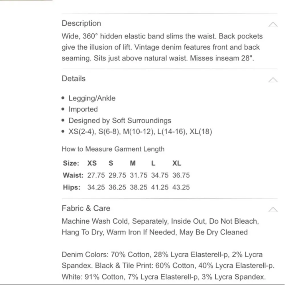 Soft Surroundings the ultimate denim pull on skinny Jean in faded black - Image 2