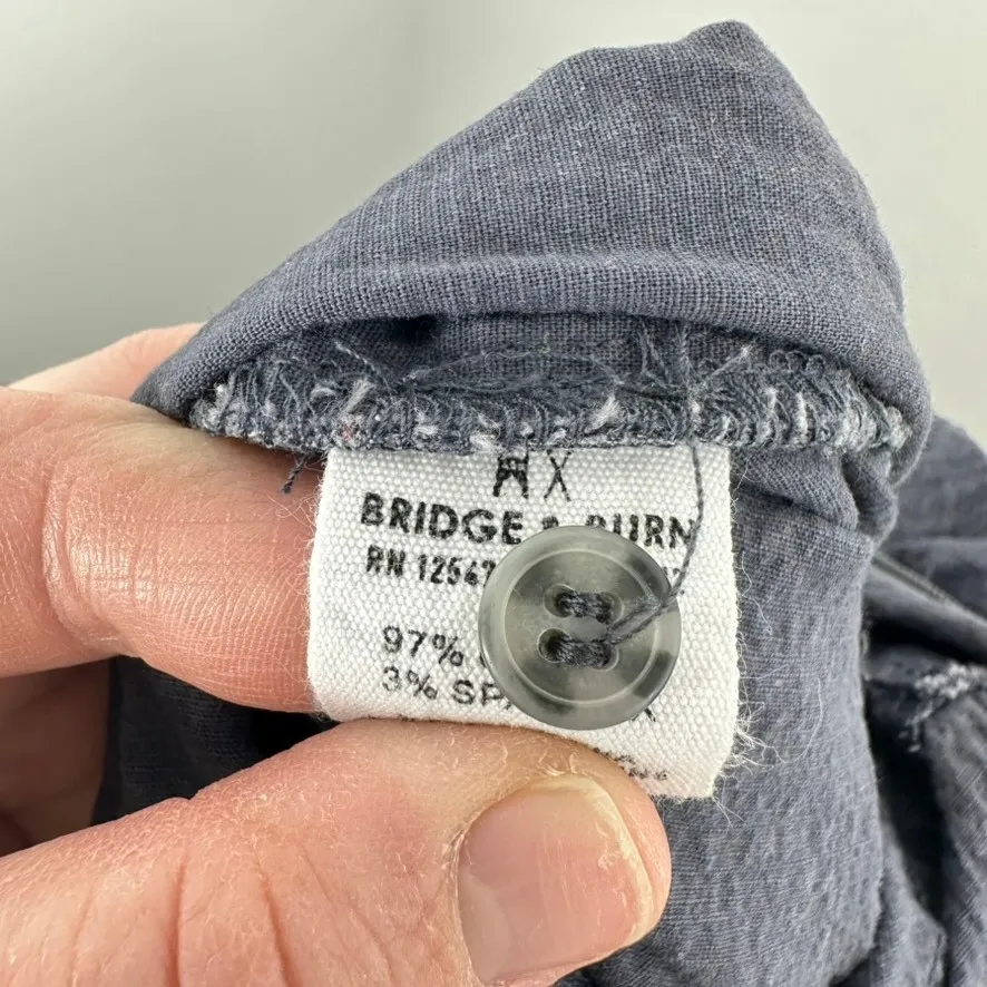 Bridge‎ & Burn Womens Jumpsuit Boilersuit XL Short Sleeve Casual Utility Gray - Image 11