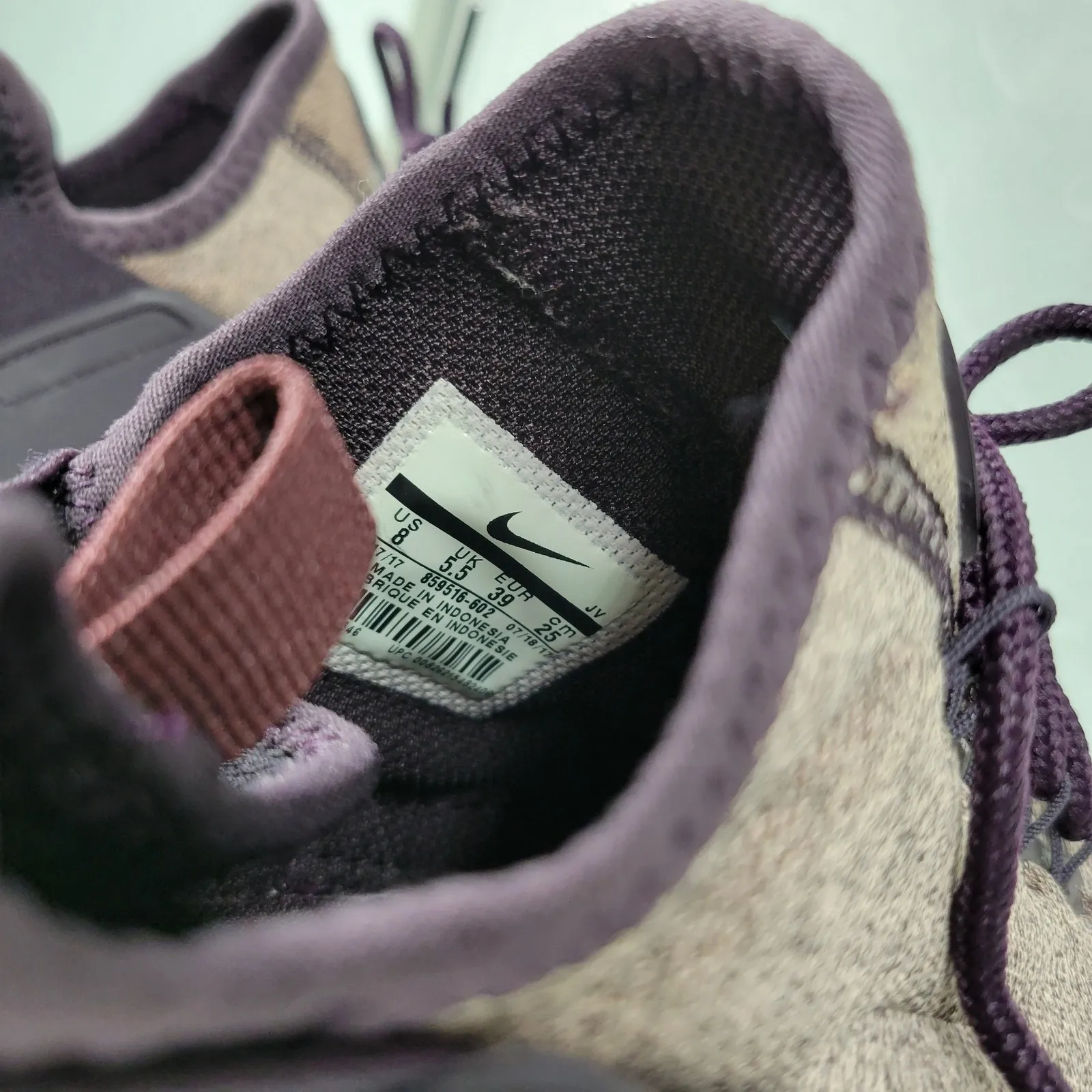 Nike Air Huarache Sneakers Women 8 Port Wine‎ Ultra Running Shoes Activewear - Image 12