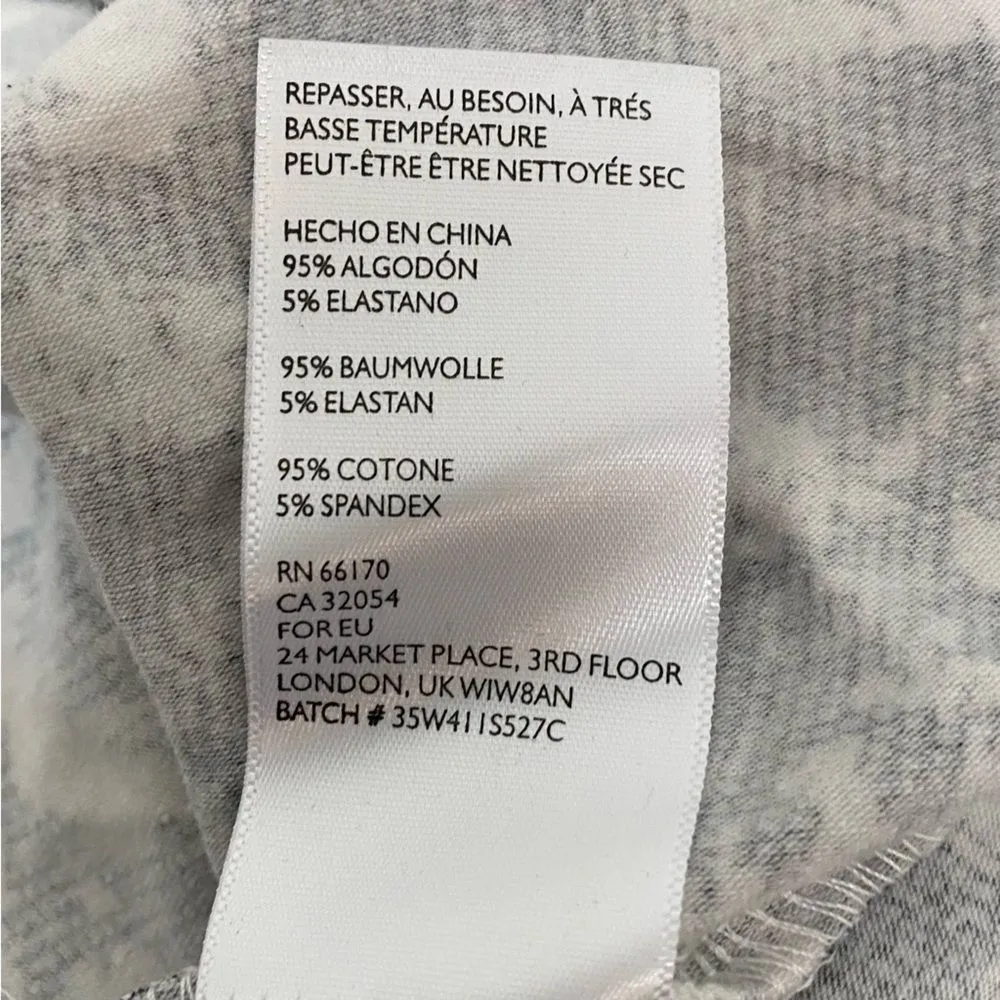 Urban Outfitters Women’s Medium Black White Floral Fit and Flare Mini Skirt - Image 6