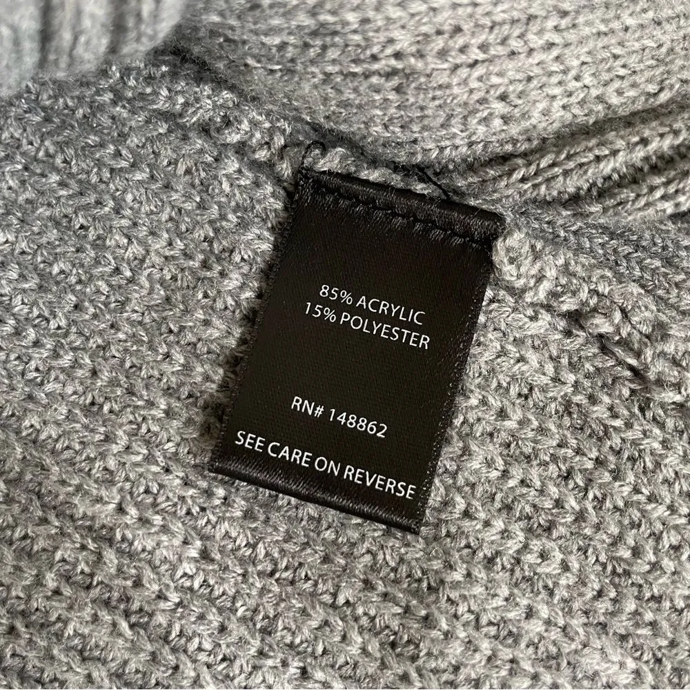 Torrid Vneck Ribbed Tunic Sweater Grey Side Zip 1 1X - Image 7