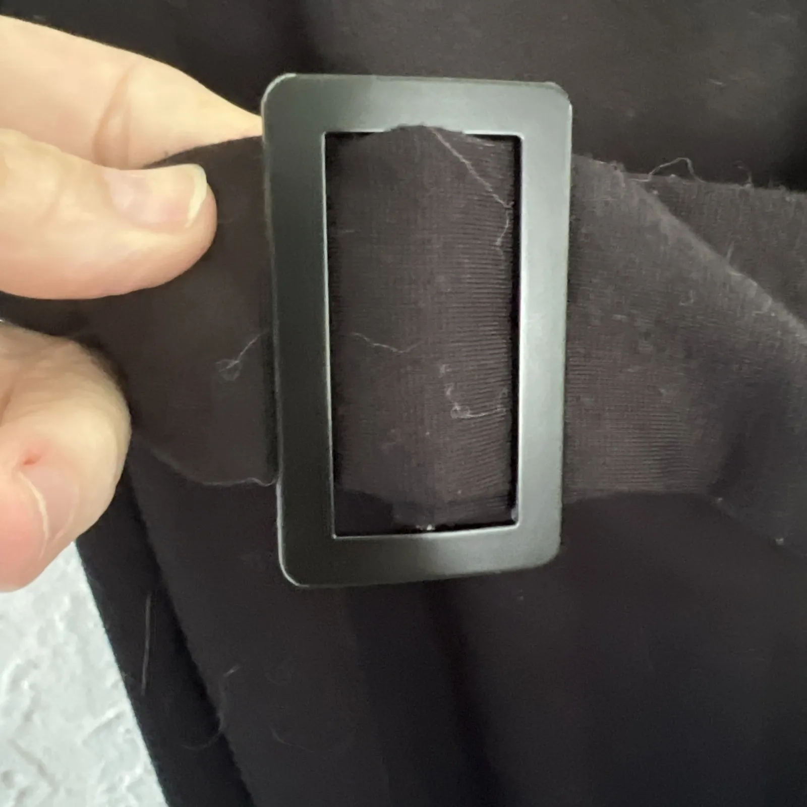 Prologue Mock Neck Belted Sleeveless Maxi Dress In‎ Black Size XXL - Image 2