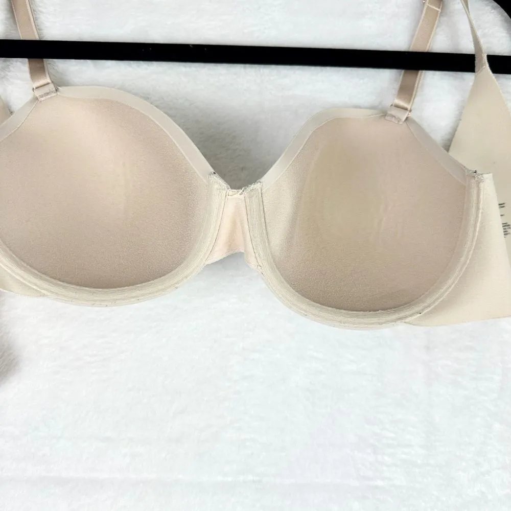 Soma Vanishing 360 Perfect Coverage Bra Size 32D Pale Sand Smoothing - Image 4
