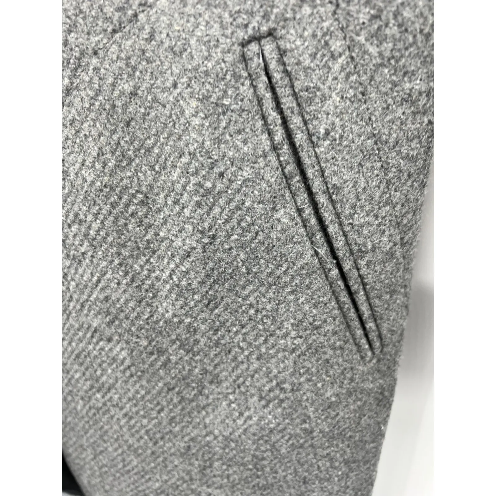 Zara Grey Structured Coat Jacket‎ Grey Size XS Pockets - Image 4