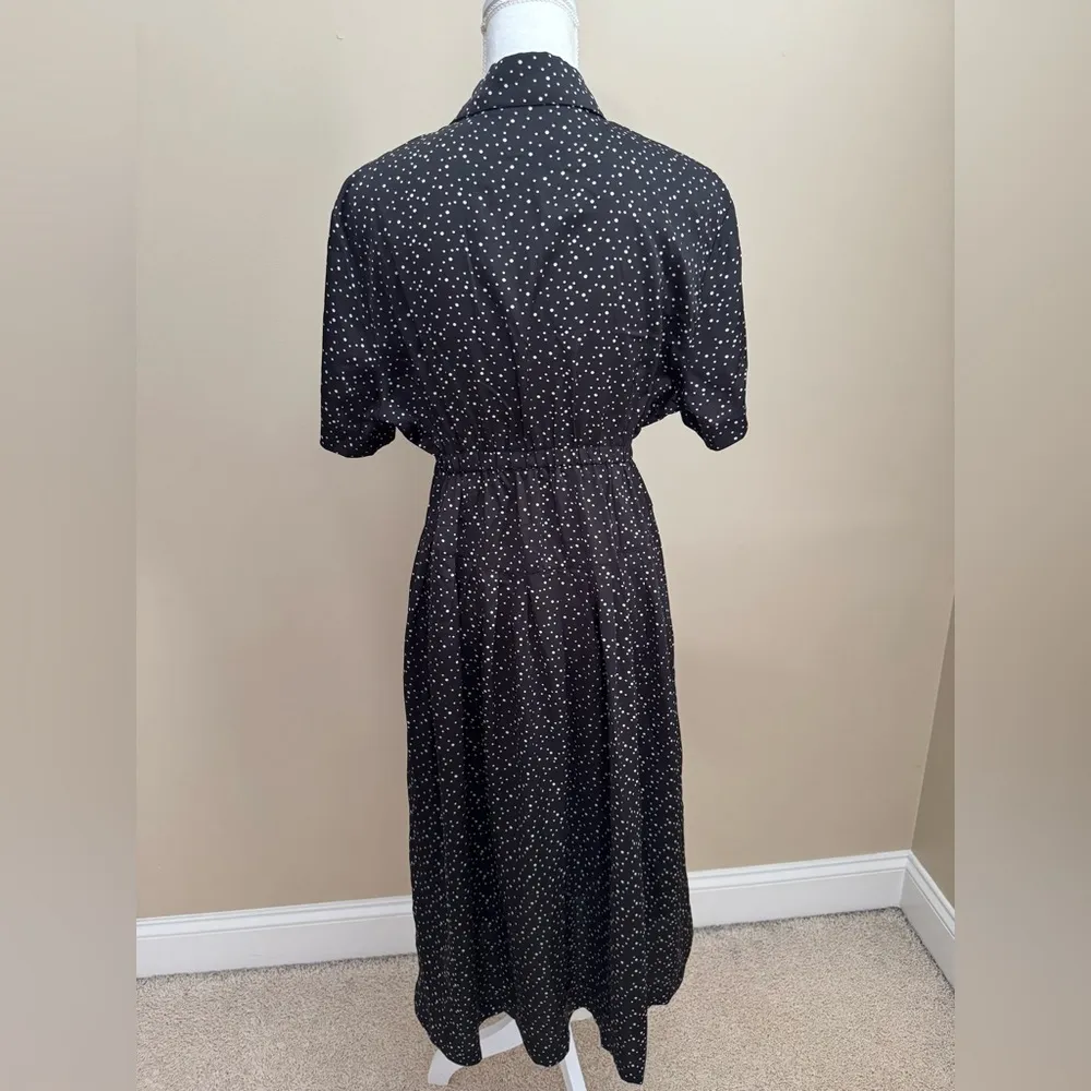 NWOT POL Polka Dot Midi Dress - Image 5