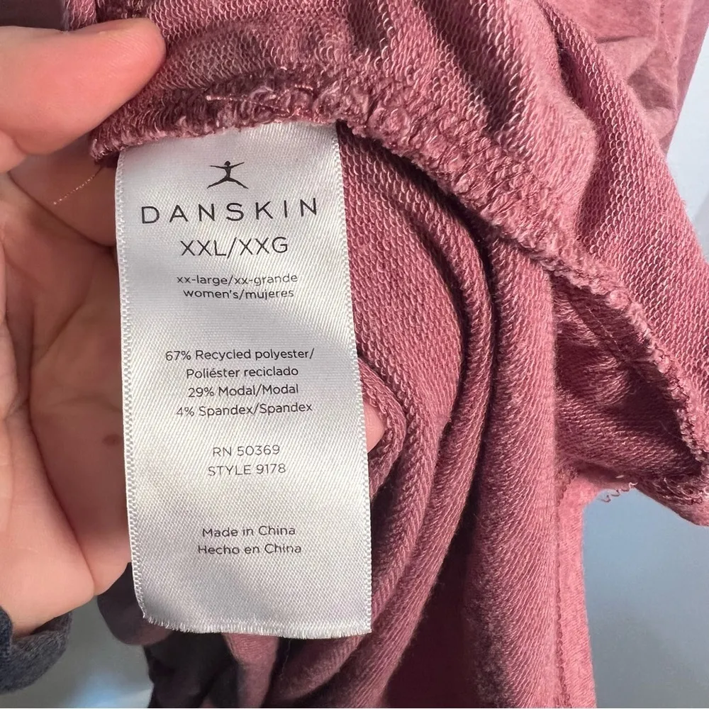 Danskin Crossover Sweatshirt Dusty Rose - Image 11