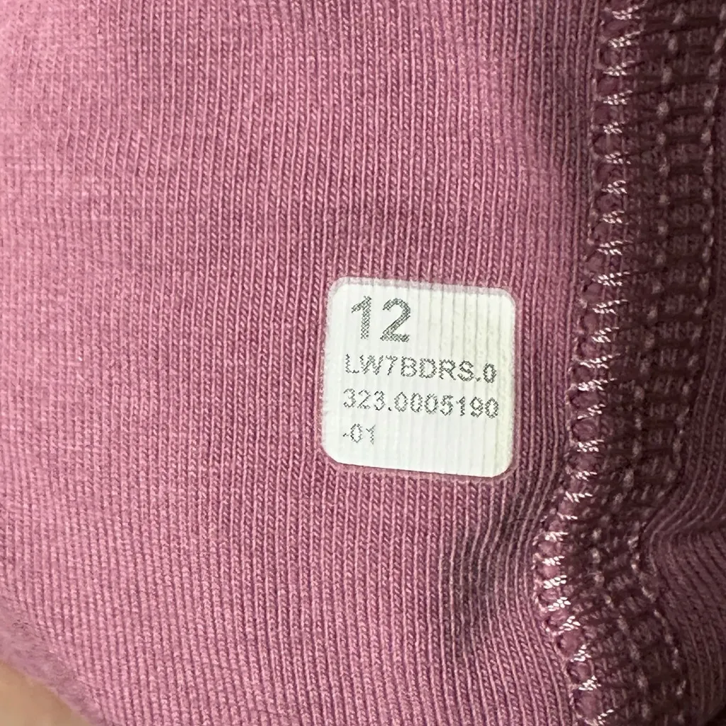 Lululemon Inner Glow High-Rise Short 3" Velvet Dust Mauve Pink Size 12 READ - Image 8