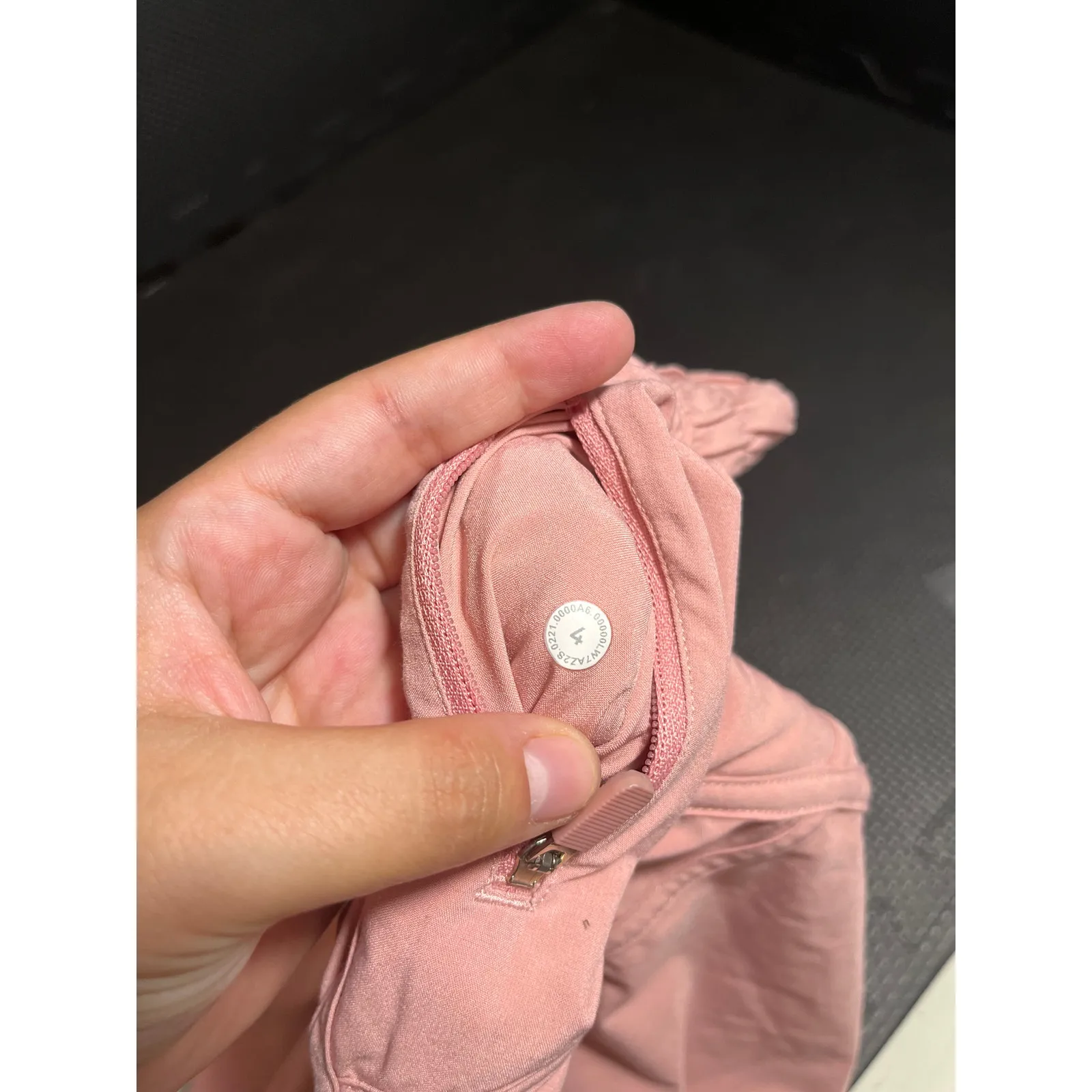 Lululemon Tracker Short V 4"‎ Womens Size 4 Pink Liner LW7AZ2S Gym Run Yoga - Image 8