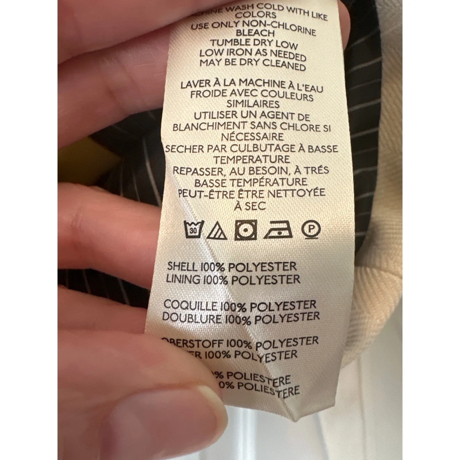 Free People NWT Betty Solid Cropped Blazer in Ecru Size Medium - Image 9