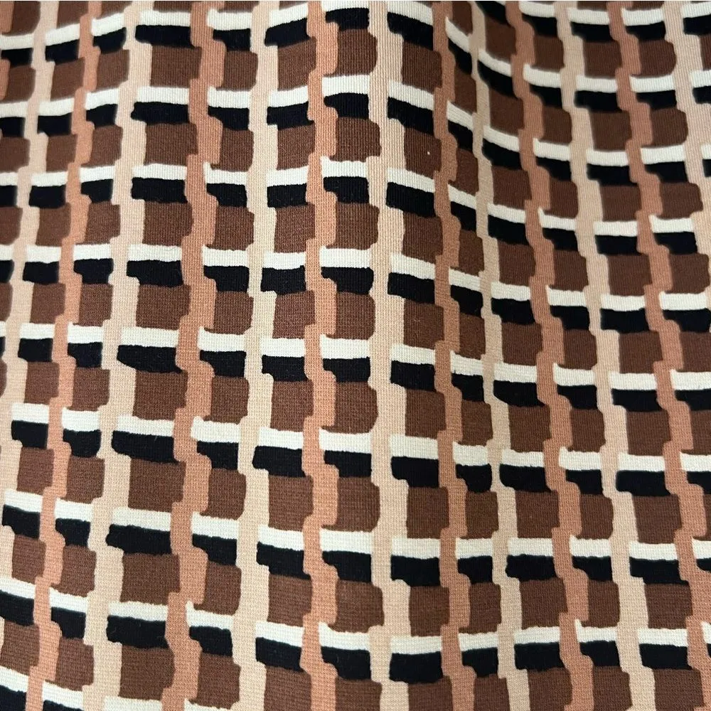 J. McLaughlin Womens Bainbridge Sheath Dress Sz S Preppy Office Career Geo Print - Image 7