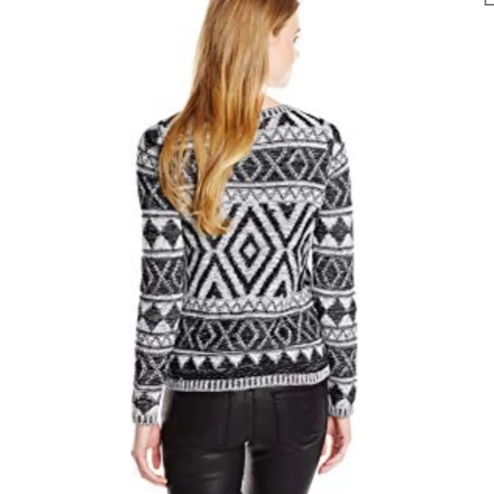 Lucky Brand Jacquard Pullover Sweater XO - Image 2