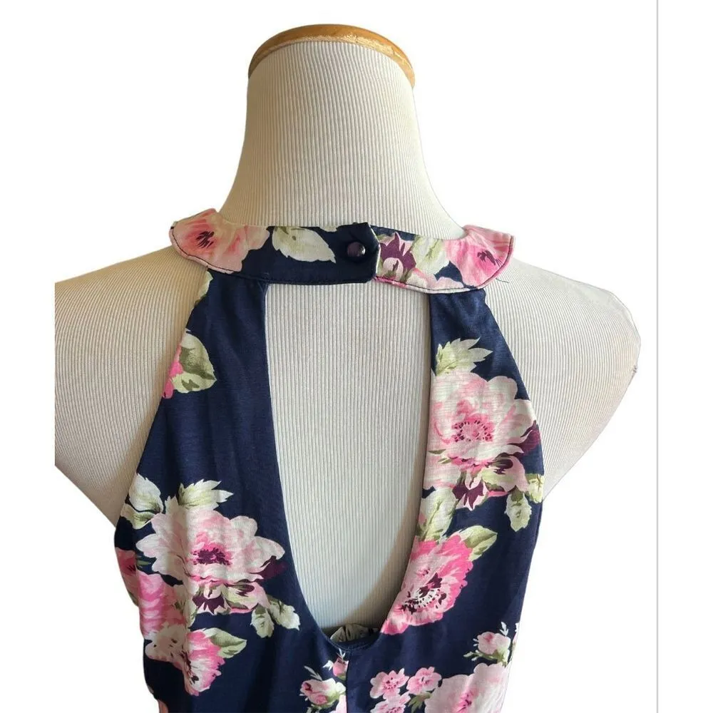 Womens Trixxi Stunning Floral High Neck Maxi Dress - Sz L - Image 5