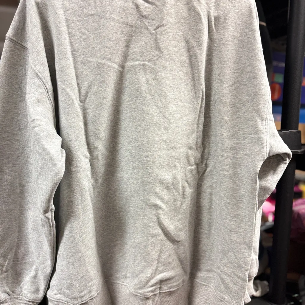 Women’s Pumpkin Season Graphic Gray Sweater XL - Image 4