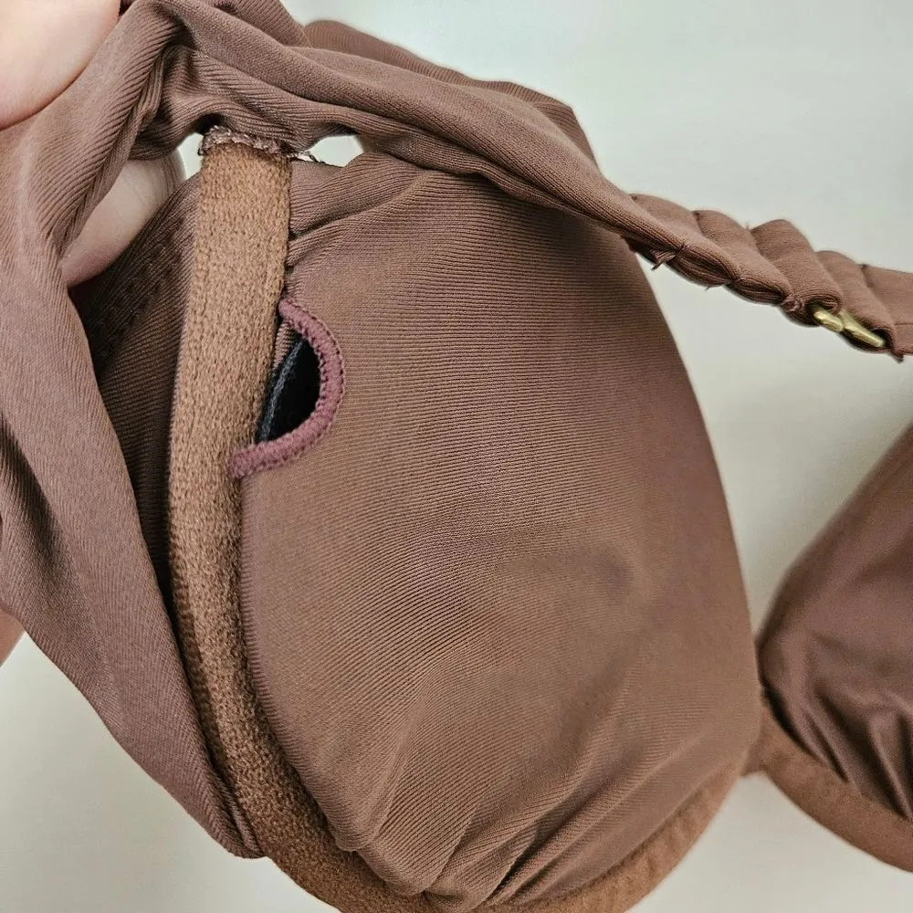 Andie Swim The Sicily Top Bikini Espresso Brown Vacation Beach Travel Pool - Image 7