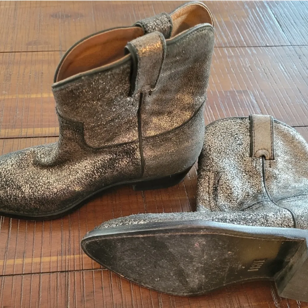Frye billy boots bronze‎ glitter 7B - Image 2