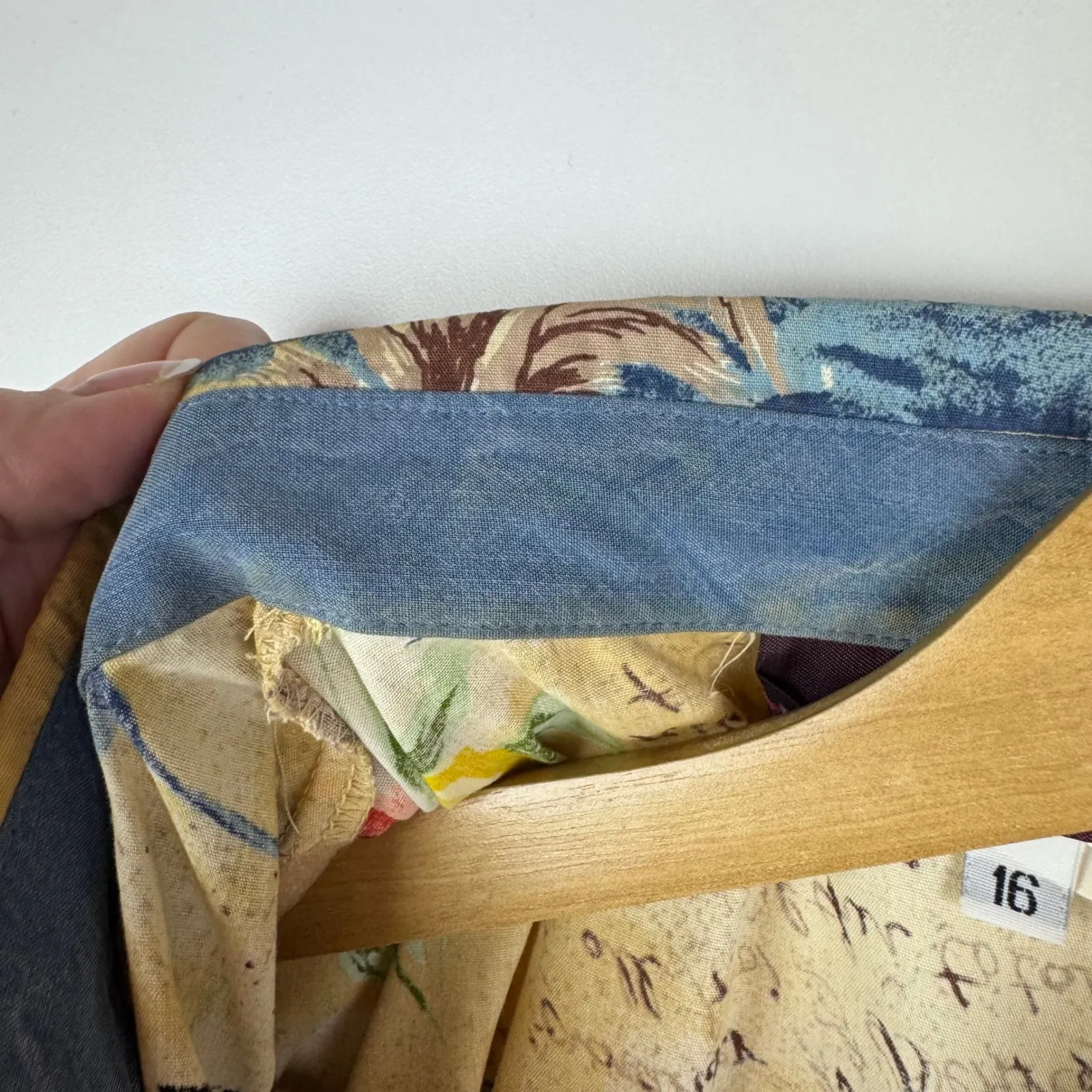 Alexander Campbell Vintage Hawaiian Shirt Size 16 Floral Button Up Aloha‎ Island Tan - Image 5