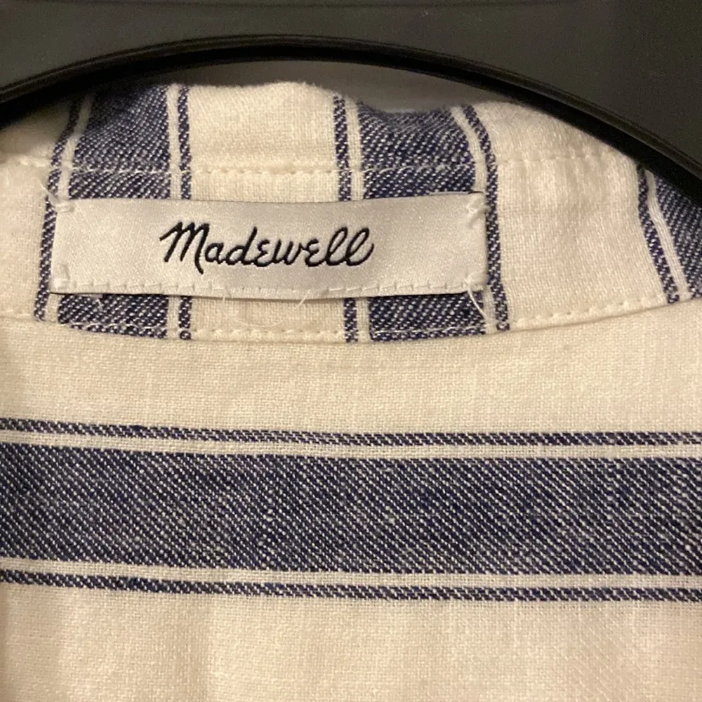Madewell Women Dress 55% Linen and 45% Cotton lining under it 100% Cotton - Image 2