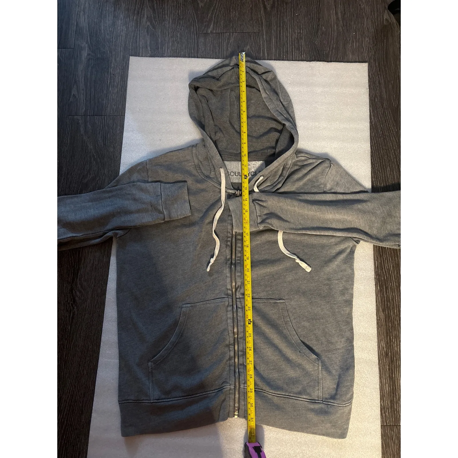 SoulCycle Spellout Gray/White Hoodie S Athleisure Sportswear Activewear Casual - Image 7