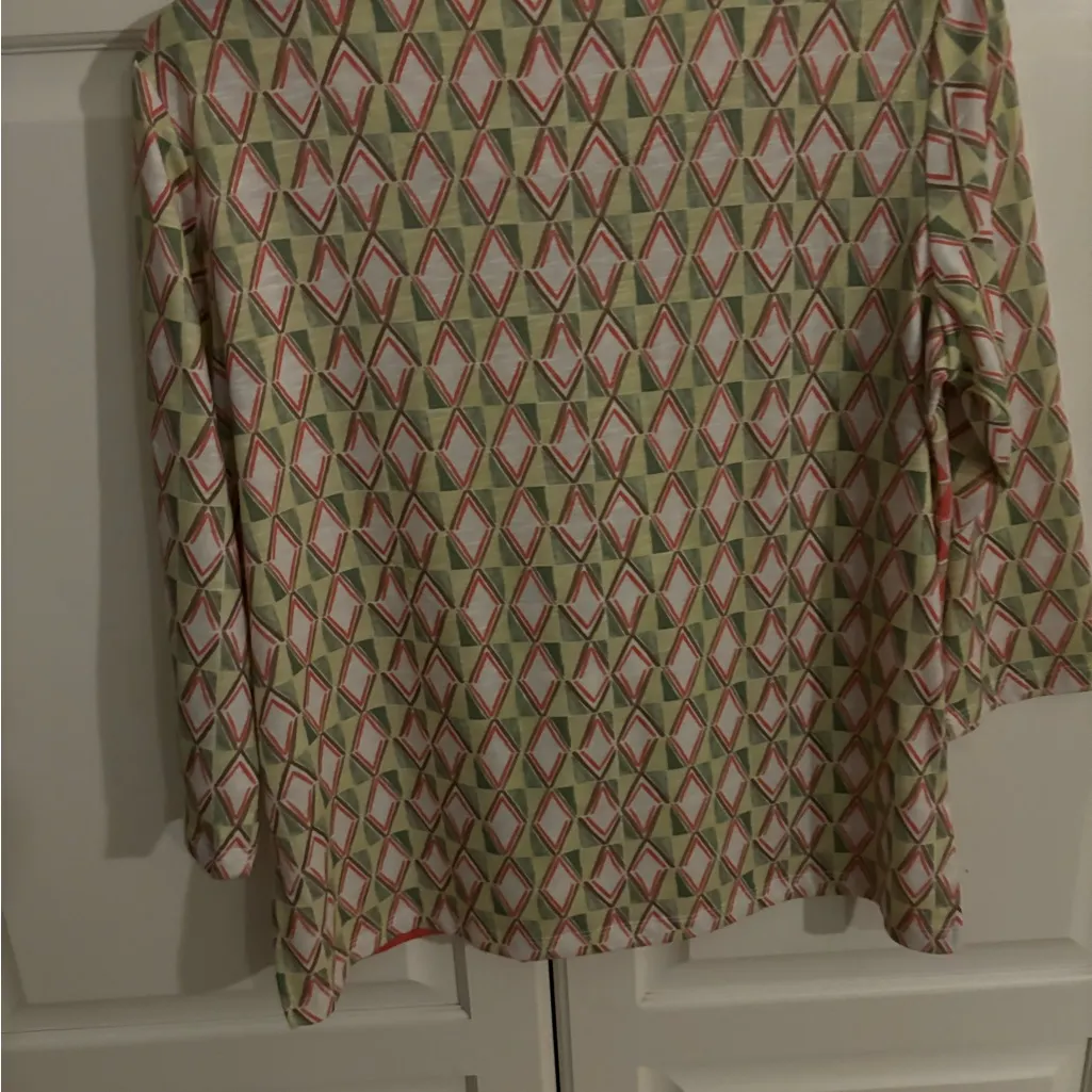 Alfred‎ Dunner pullover shirt with lace and metal accents. Size PS. - Image 5