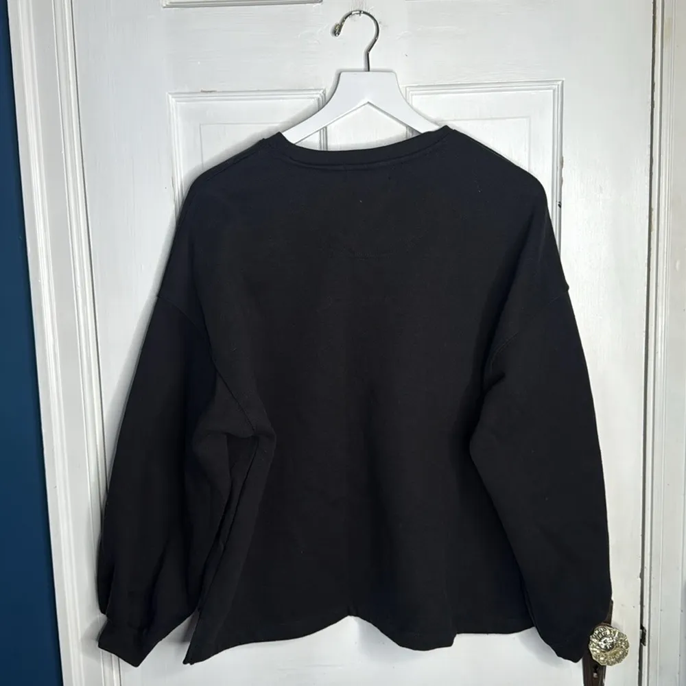 State Of Mine Sparkle Tinsel Merry Everything Sweatshirt W1421 Sz L - Image 12