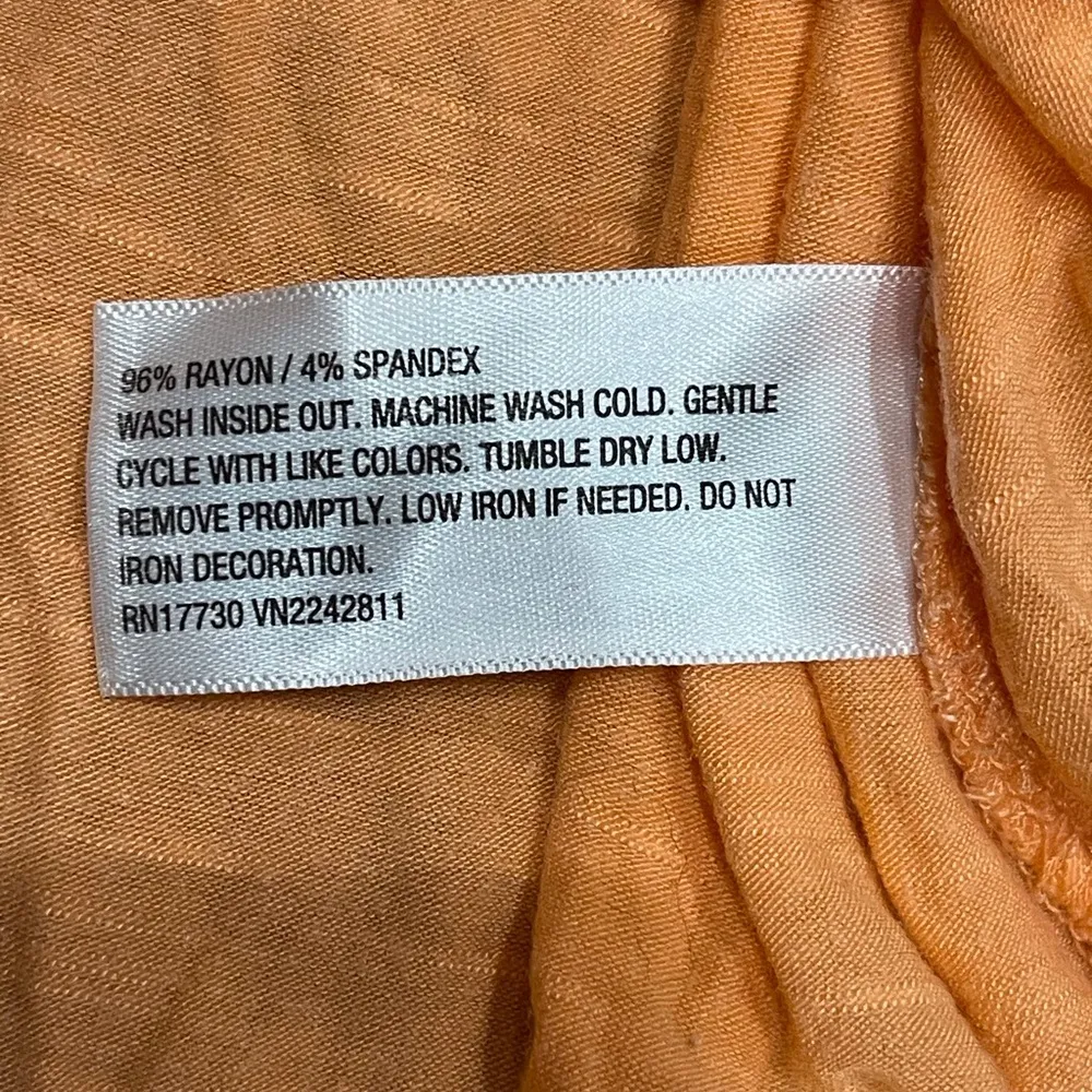 Mossimo Denim Mossimo Dennim
Chic Orange Studded Women's Tee - Image 4