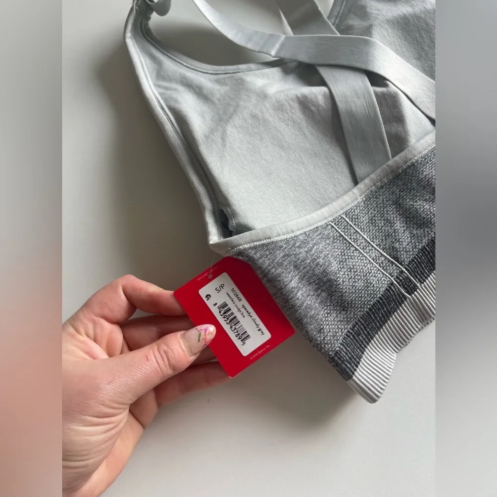 SPANX Seamless Sculpt Cloudy Grey High Scoop NWT
Neck Crossback Sports B… - Image 6